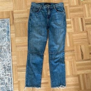 J Brand Classic Straight Leg Jeans in Denim Blue